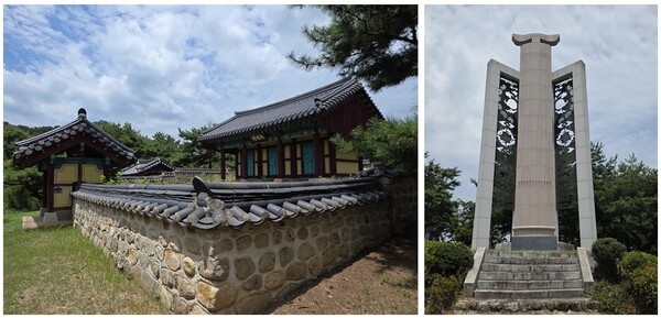 마을 인근 주산 자락에는 우륵의 영정을 모신 영정각과 우륵기념탑이 있다. 